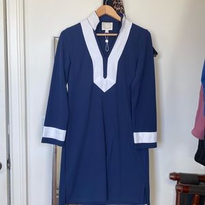 New with partial tags STS (Sail to Sable) blue dress. Size small. Beautifull!